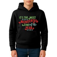 It's The Most Wonderful Time Of The Year Cute Christmas Kids Hoodie
