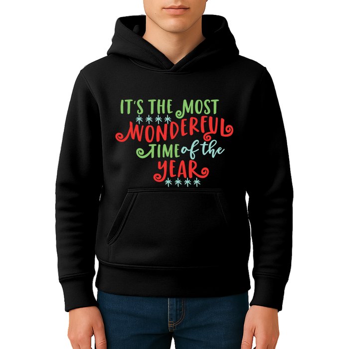 It's The Most Wonderful Time Of The Year Cute Christmas Kids Hoodie