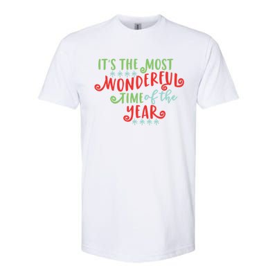 It's The Most Wonderful Time Of The Year Cute Christmas Softstyle® CVC T-Shirt