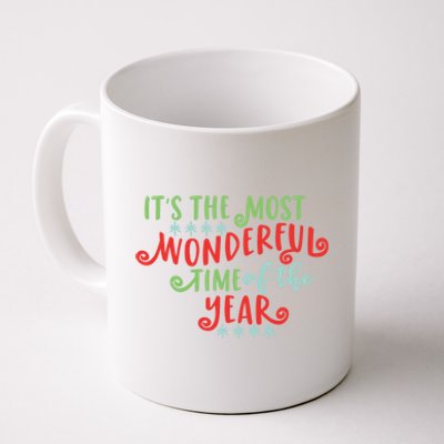 It's The Most Wonderful Time Of The Year Cute Christmas Coffee Mug