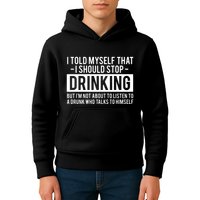 I Told Myself I Should Stop Drinking Kids Hoodie