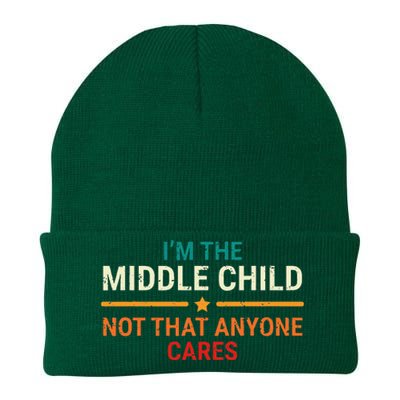 IM The Middle Child Retro Funny Sibling Quotes Knit Cap Winter Beanie