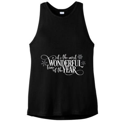 It's The Most Wonderful Time Of The Year Ladies PosiCharge Tri-Blend Wicking Tank