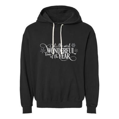 It's The Most Wonderful Time Of The Year Garment-Dyed Fleece Hoodie