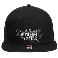 It's The Most Wonderful Time Of The Year 7 Panel Mesh Trucker Snapback Hat