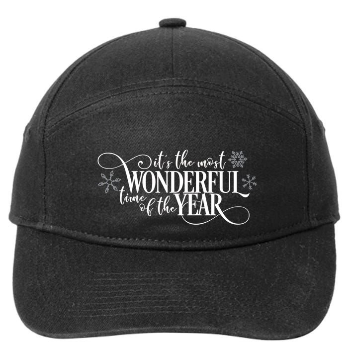 It's The Most Wonderful Time Of The Year 7-Panel Snapback Hat