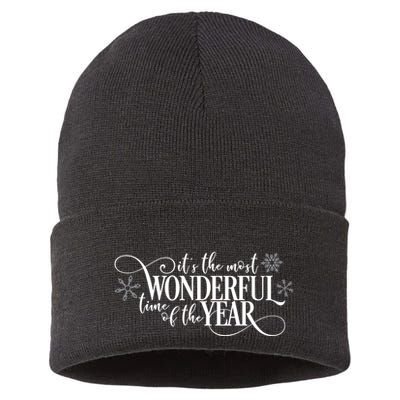 It's The Most Wonderful Time Of The Year Sustainable Knit Beanie