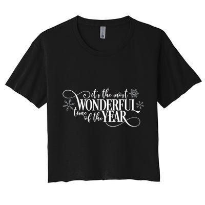 It's The Most Wonderful Time Of The Year Crop Top