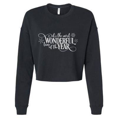 It's The Most Wonderful Time Of The Year Cropped Pullover Crew
