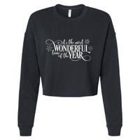 It's The Most Wonderful Time Of The Year Cropped Pullover Crew