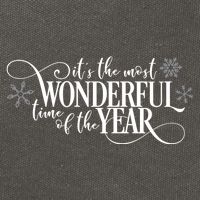 It's The Most Wonderful Time Of The Year Cotton Canvas Backpack