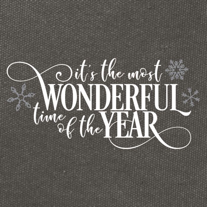 It's The Most Wonderful Time Of The Year Cotton Canvas Backpack