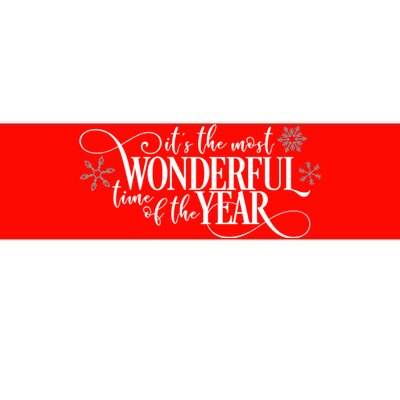 It's The Most Wonderful Time Of The Year Bumper Sticker