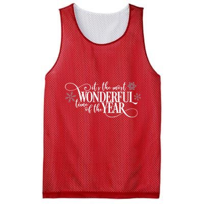 It's The Most Wonderful Time Of The Year Mesh Reversible Basketball Jersey Tank
