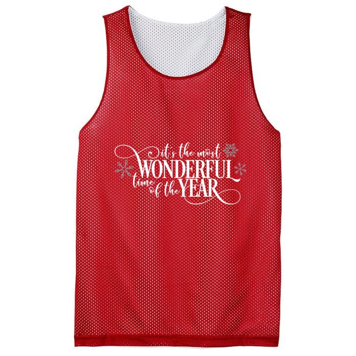 It's The Most Wonderful Time Of The Year Mesh Reversible Basketball Jersey Tank