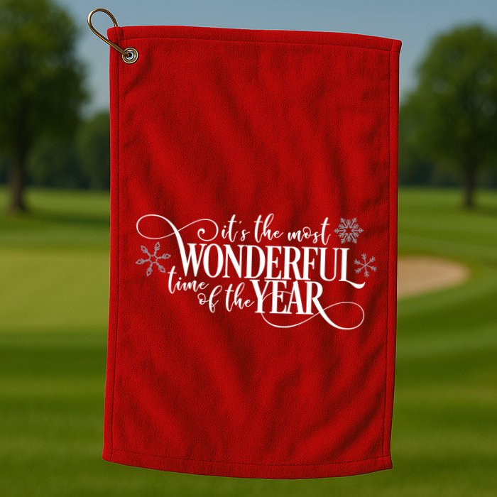 It's The Most Wonderful Time Of The Year Golf Towel