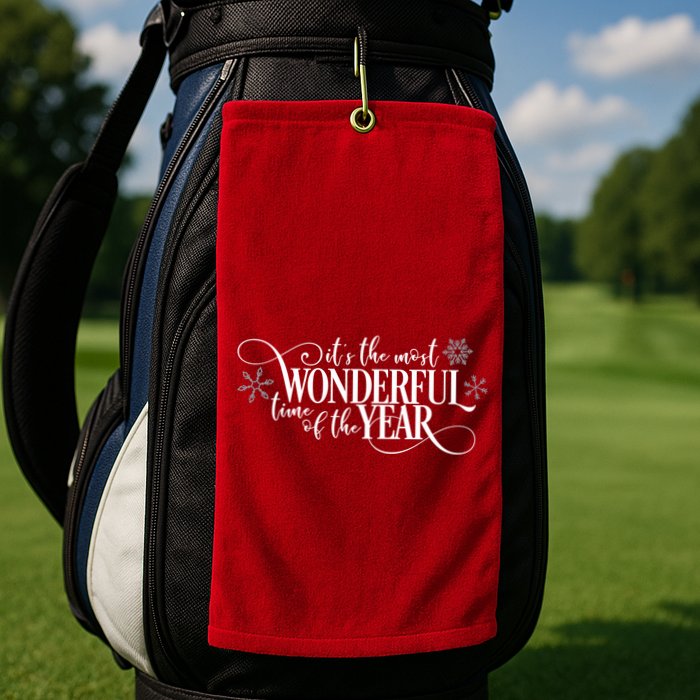 It's The Most Wonderful Time Of The Year Golf Towel