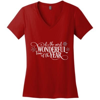 It's The Most Wonderful Time Of The Year Women's V-Neck T-Shirt