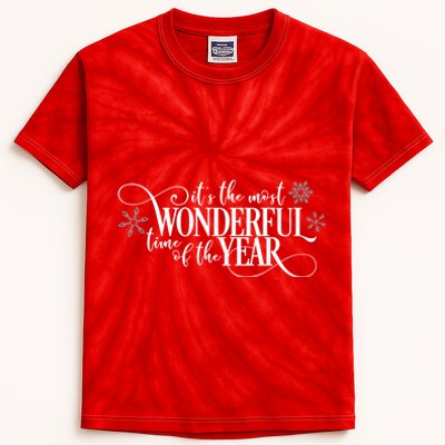 It's The Most Wonderful Time Of The Year Kids Tie-Dye T-Shirt