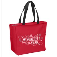 It's The Most Wonderful Time Of The Year Zip Tote Bag