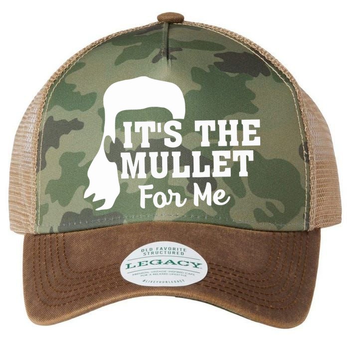 It's The Mullet For Me Funny Legacy Tie Dye Trucker Hat