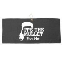 It's The Mullet For Me Funny Large Microfiber Waffle Golf Towel
