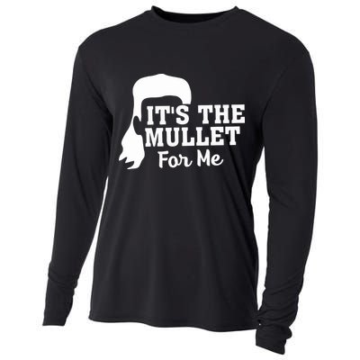 It's The Mullet For Me Funny Cooling Performance Long Sleeve Crew