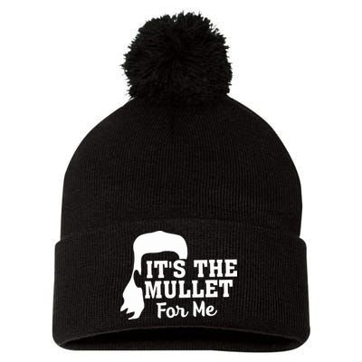 It's The Mullet For Me Funny Pom Pom 12in Knit Beanie