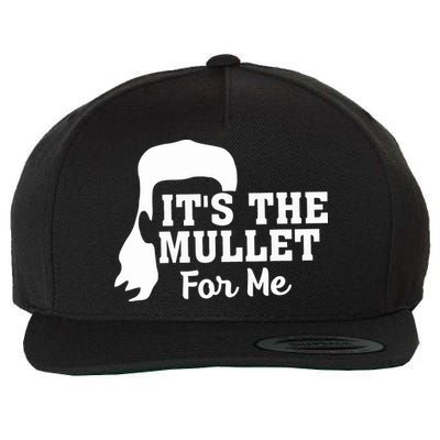 It's The Mullet For Me Funny Wool Snapback Cap