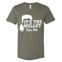It's The Mullet For Me Funny V-Neck T-Shirt