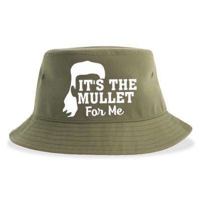 It's The Mullet For Me Funny Sustainable Bucket Hat