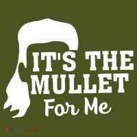It's The Mullet For Me Funny Premium T-Shirt