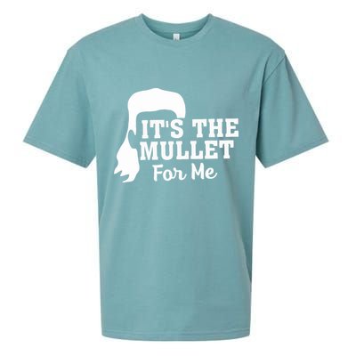 It's The Mullet For Me Funny Sueded Cloud Jersey T-Shirt