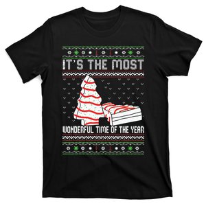 Its The Most Wonderful Time Of The Year Christmas Tree Cake T-Shirt