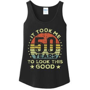 It Took Me 50 Years To Look This Good 50th Birthday Ladies Essential Tank