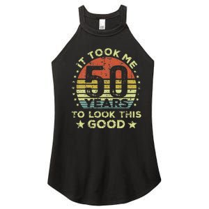 It Took Me 50 Years To Look This Good 50th Birthday Women's Perfect Tri Rocker Tank