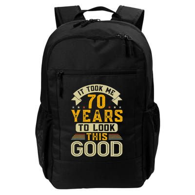 It Took Me 70 Years to Look This Good Funny 70th Birthday  Backpack