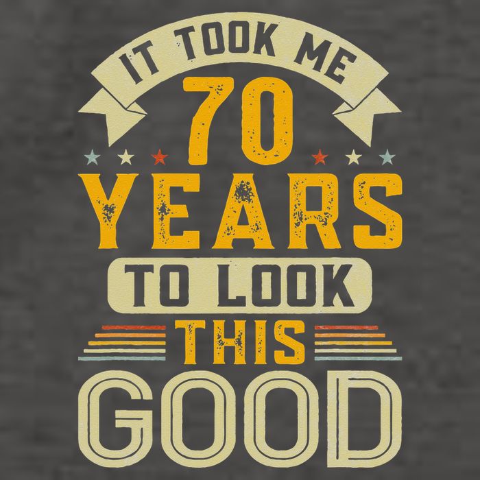 It Took Me 70 Years to Look This Good Funny 70th Birthday  Vector Backpack