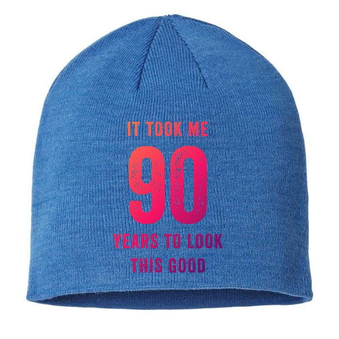 It Took Me 90 Years To Look This Good Awesome 90Th Birthday Gift Sustainable Beanie