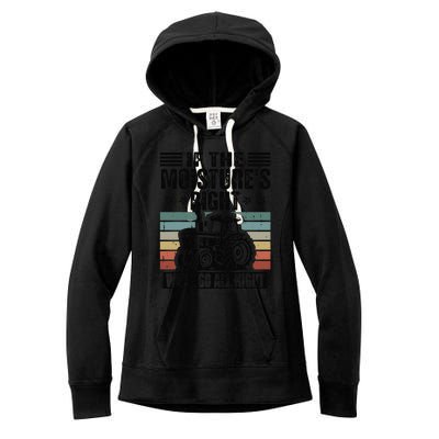 If The MoistureS Right WeLl Go All Night Women's Fleece Hoodie