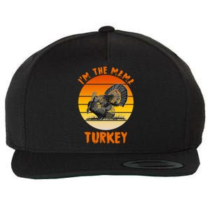 I'm The Mama Turkey Wool Snapback Cap