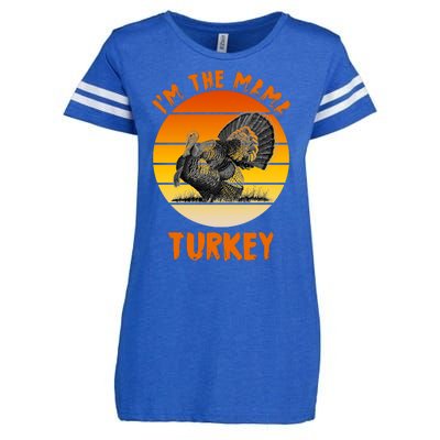 I'm The Mama Turkey Enza Ladies Jersey Football T-Shirt