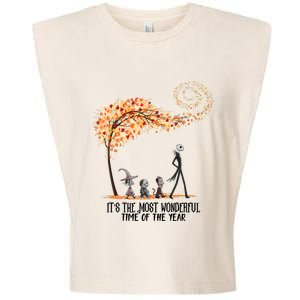 Its The Most Wonderful Time Of The Year Spooky Halloween Witch Garment-Dyed Women's Muscle Tee