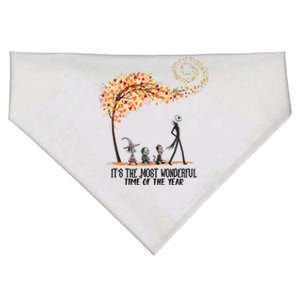 Its The Most Wonderful Time Of The Year Spooky Halloween Witch USA-Made Doggie Bandana