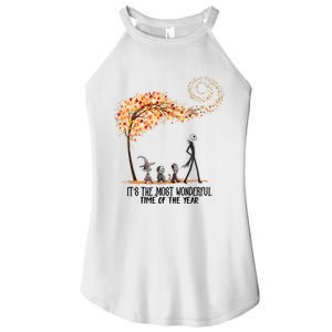 Its The Most Wonderful Time Of The Year Spooky Halloween Witch Women's Perfect Tri Rocker Tank