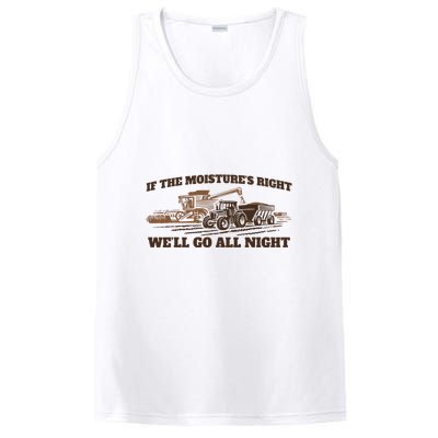 If The Moistures Right WeLl Go All Night PosiCharge Competitor Tank
