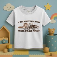 If The Moistures Right WeLl Go All Night Toddler T-Shirt