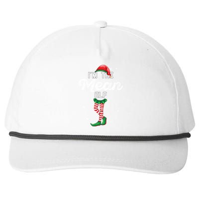 IM The Mean Elf Funny Family Group Christmas Costume Meaningful Gift Snapback Five-Panel Rope Hat