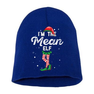 IM The Mean Elf Funny Family Group Christmas Costume Meaningful Gift Short Acrylic Beanie