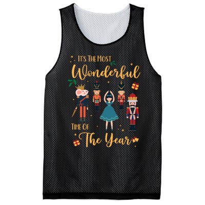 Its The Most Wonderful Time Of The Year Nutcracker Ballet Mesh Reversible Basketball Jersey Tank